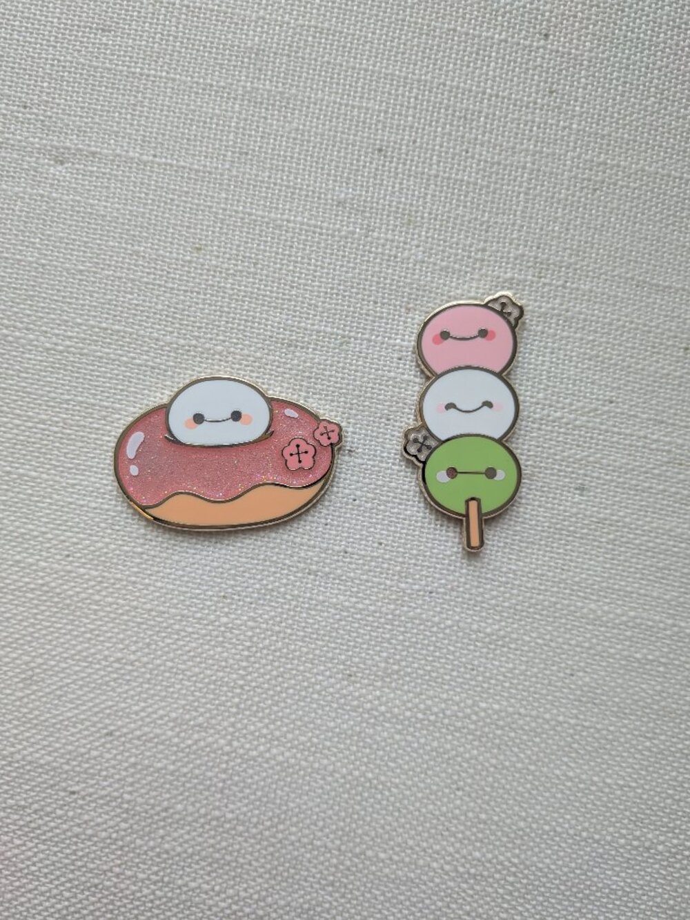 Baymax Sakura Snacks pins
